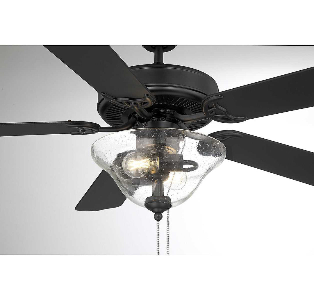 Meridian - M2019MBKRV - 52" Ceiling Fan - Matte Black
