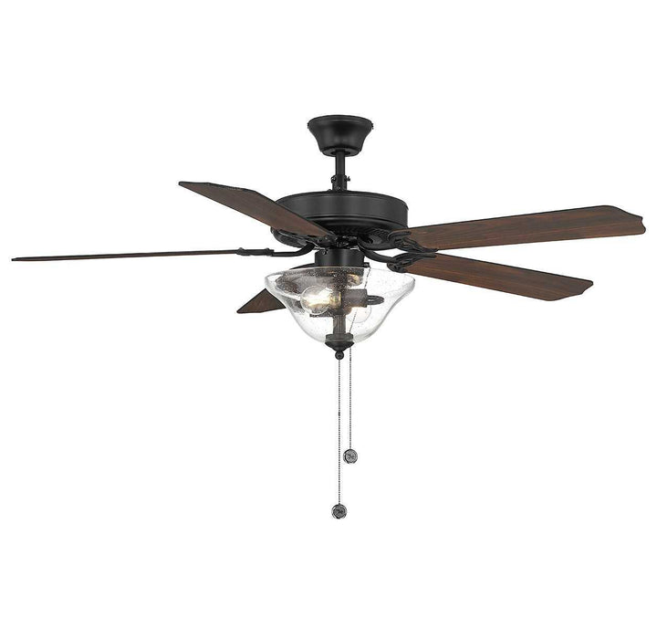 Meridian - M2019MBKRV - 52" Ceiling Fan - Matte Black