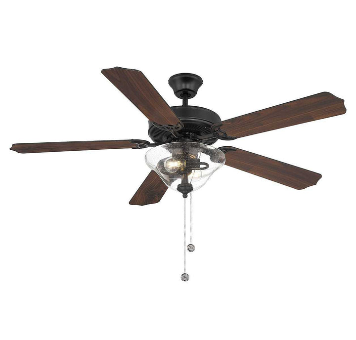 Meridian - M2019MBKRV - 52" Ceiling Fan - Matte Black