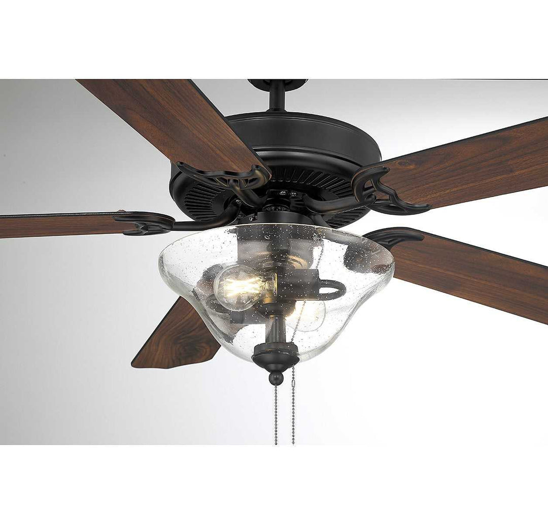 Meridian - M2019MBKRV - 52" Ceiling Fan - Matte Black