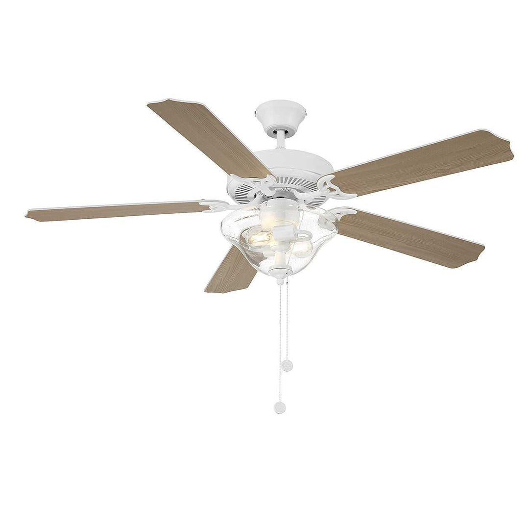 Meridian - M2019WHRV - 52" Ceiling Fan - Bisque White