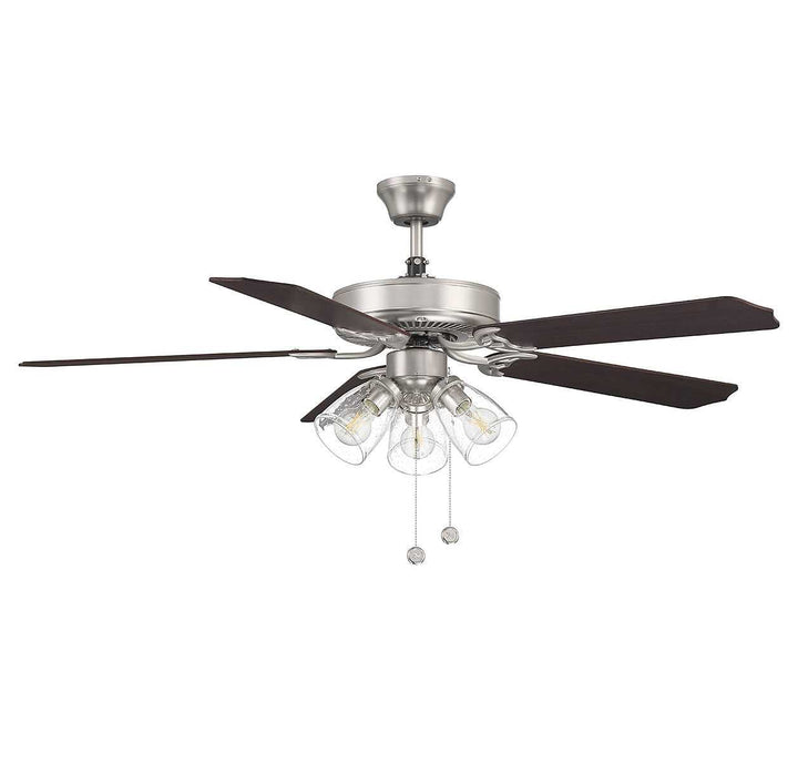 Meridian - M2022BNRV - 52" Ceiling Fan - Brushed Nickel
