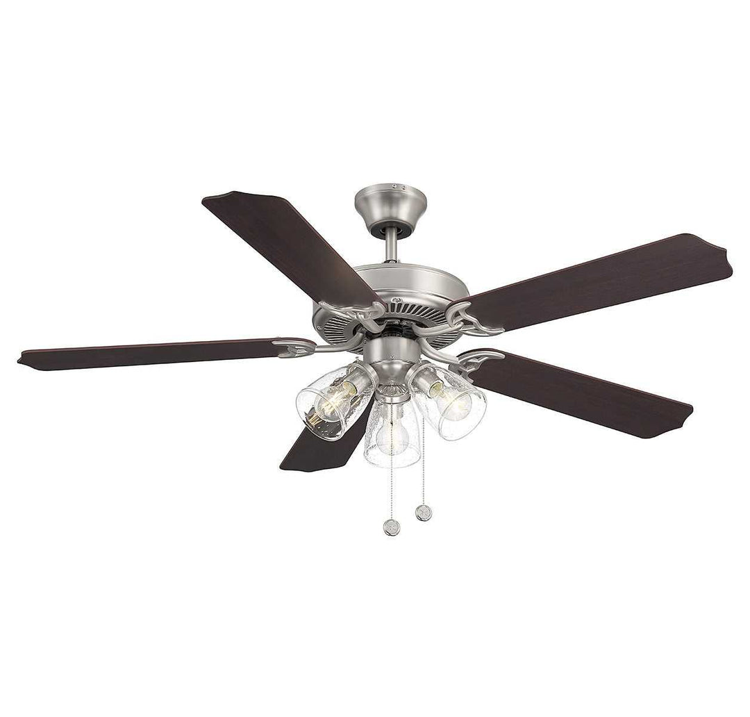 Meridian - M2022BNRV - 52" Ceiling Fan - Brushed Nickel