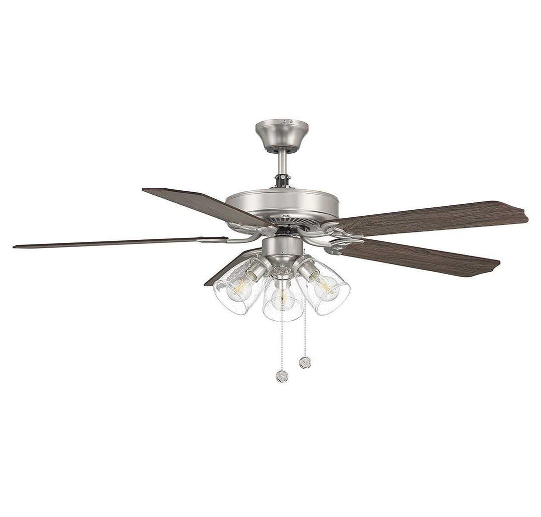 Meridian - M2022BNRV - 52" Ceiling Fan - Brushed Nickel