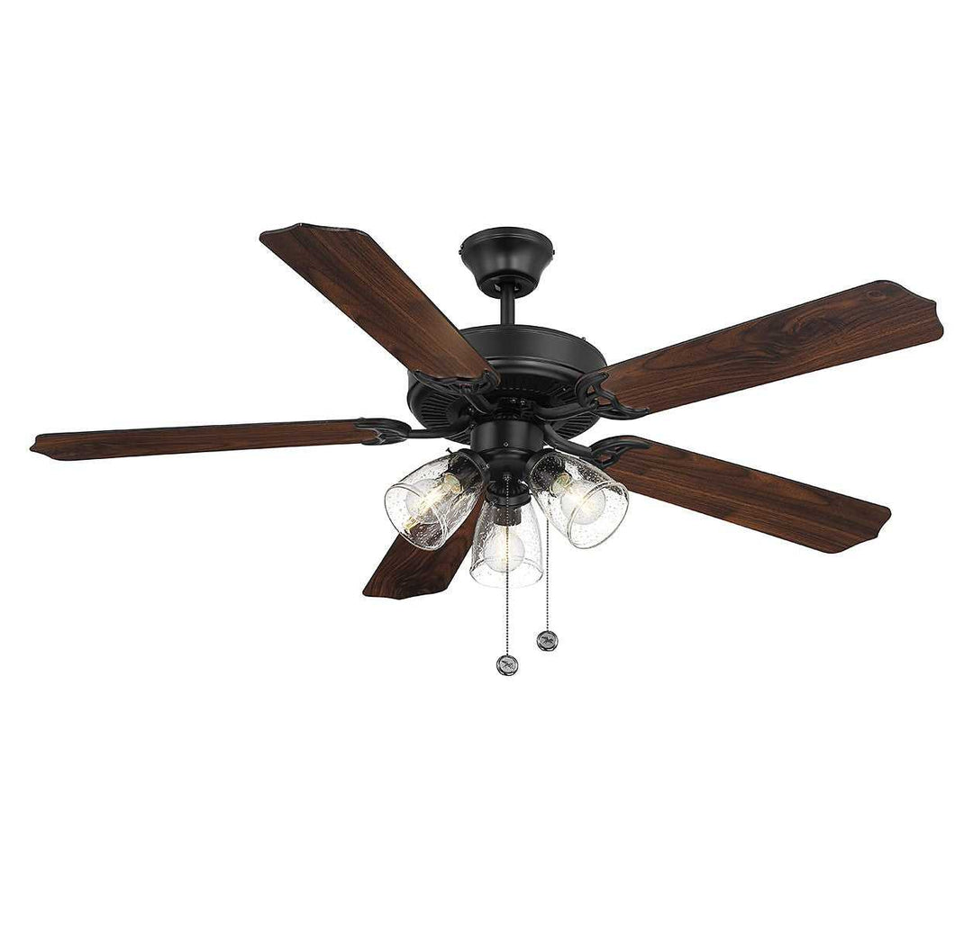Meridian - M2022MBKRV - 52" Ceiling Fan - Matte Black