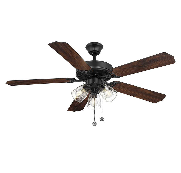 Meridian - M2022MBKRV - 52" Ceiling Fan - Matte Black