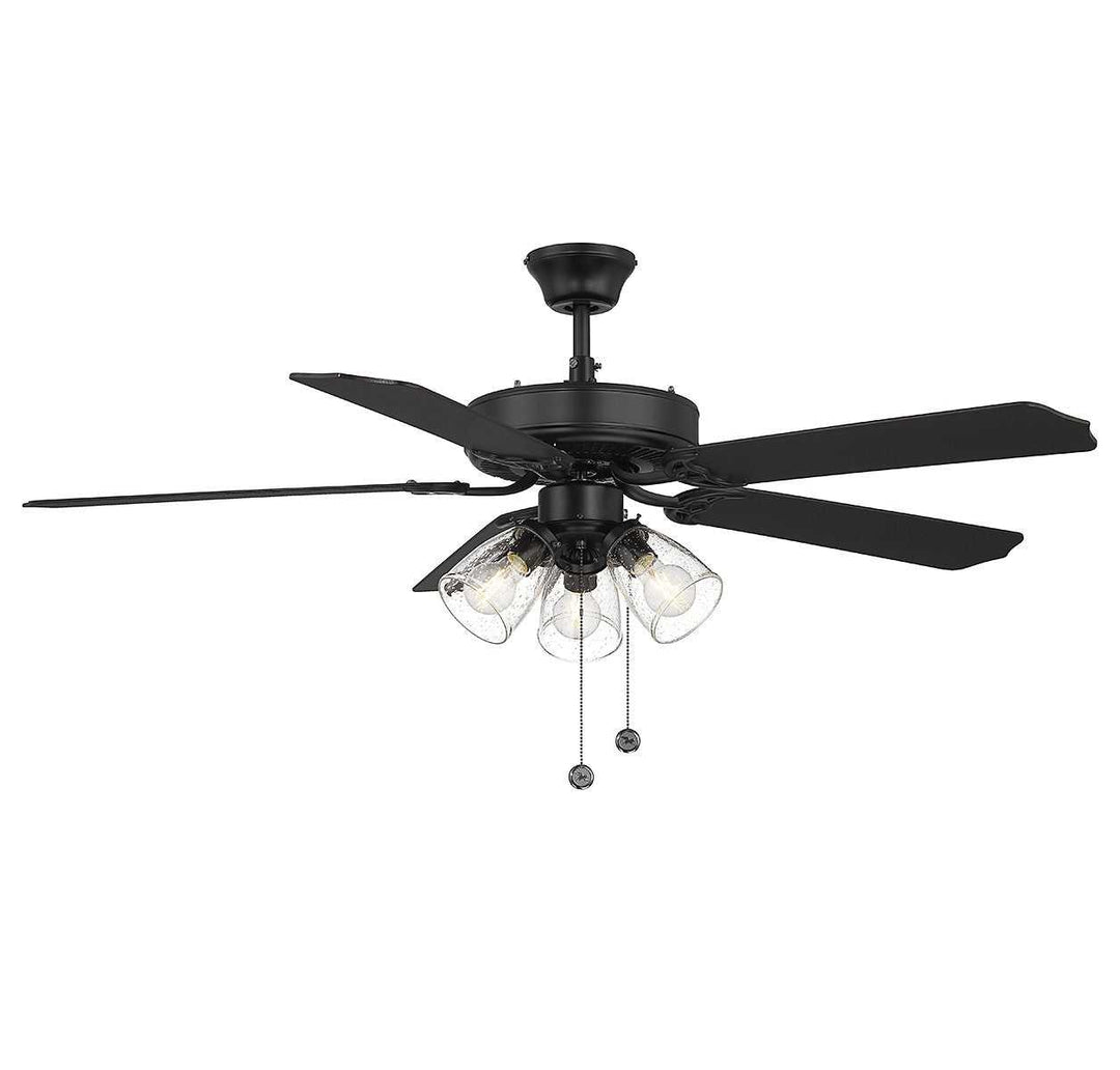 Meridian - M2022MBKRV - 52" Ceiling Fan - Matte Black