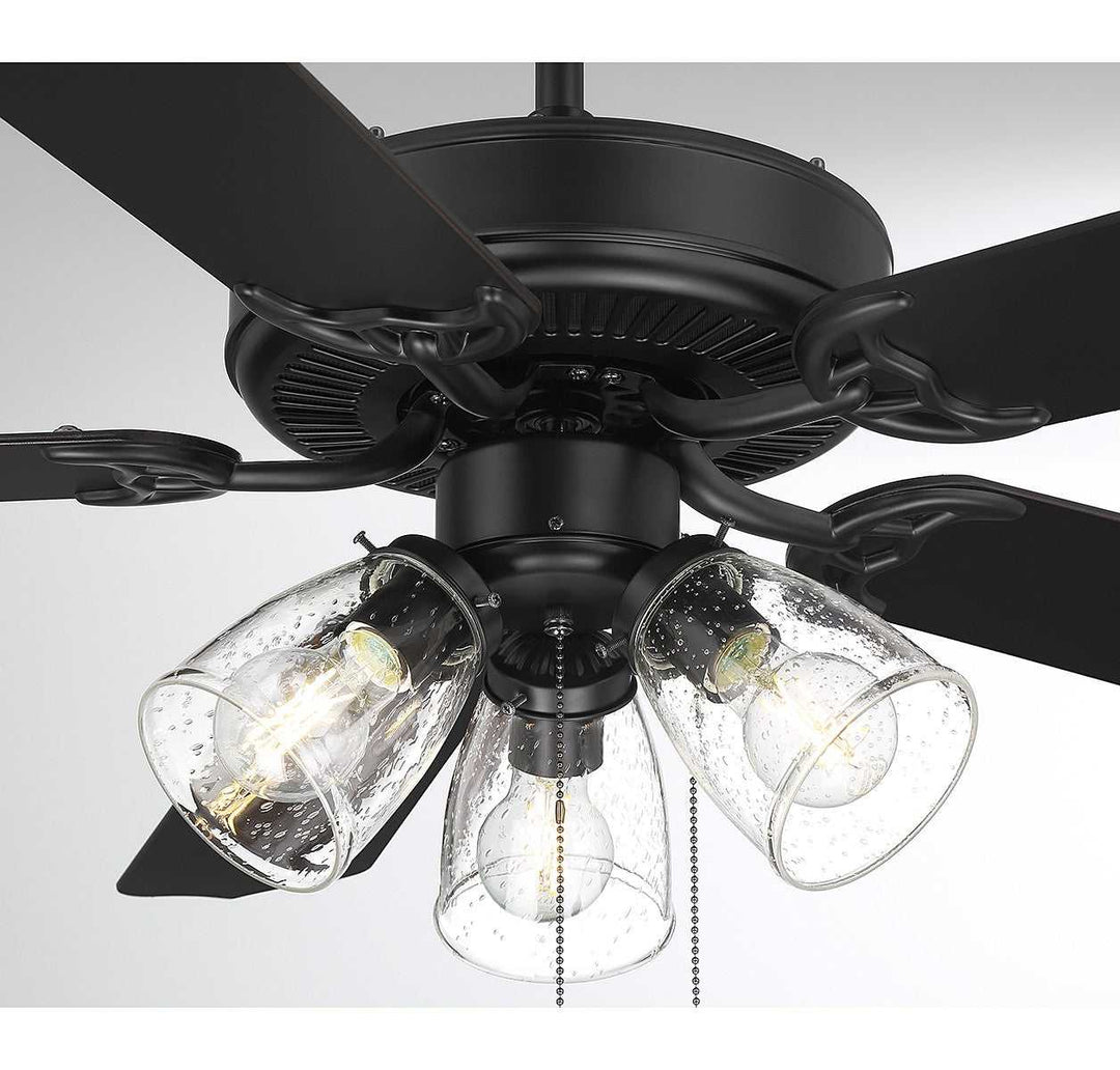 Meridian - M2022MBKRV - 52" Ceiling Fan - Matte Black