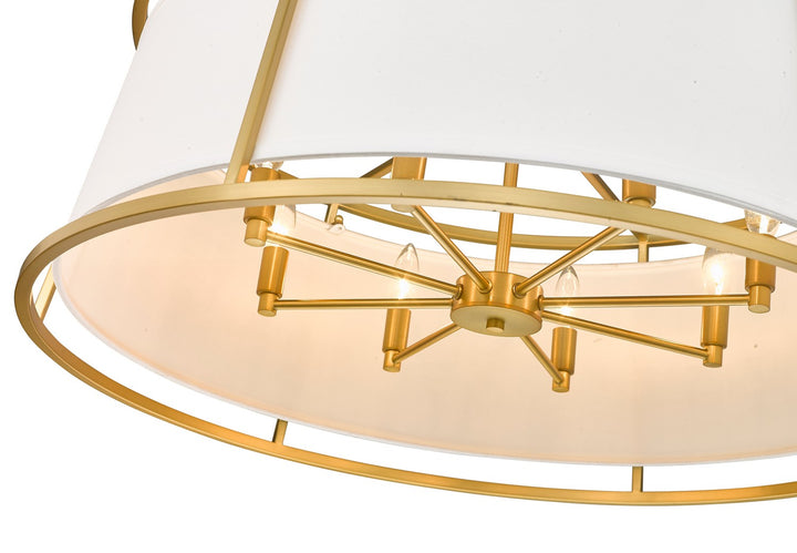 Z-Lite Canada - 1935-32RB - Eight Light Chandelier - Lenyx Pendant - Rubbed Brass