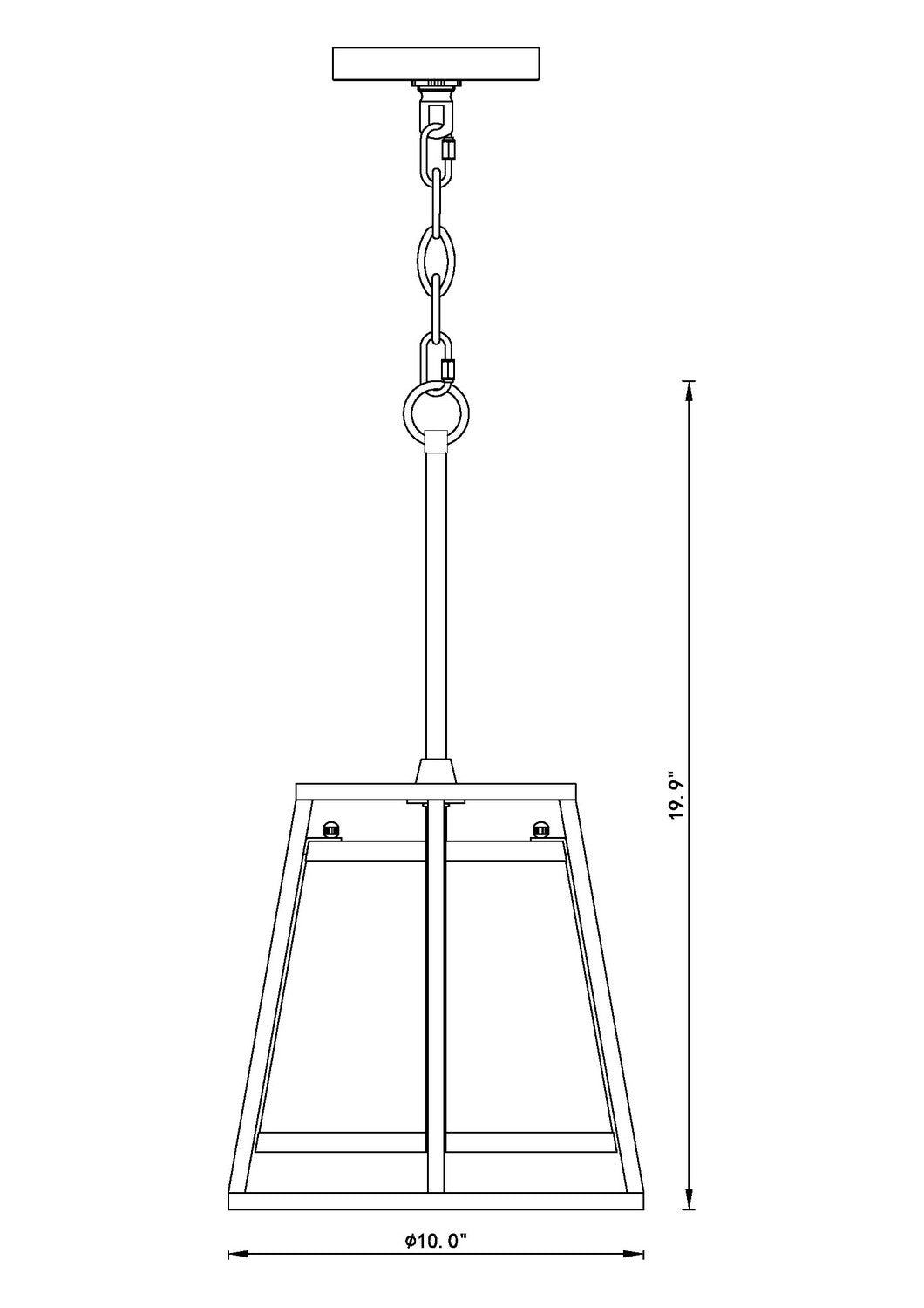 Z-Lite Canada - 1935MP-RB - One Light Pendant - Lenyx Pendant - Rubbed Brass