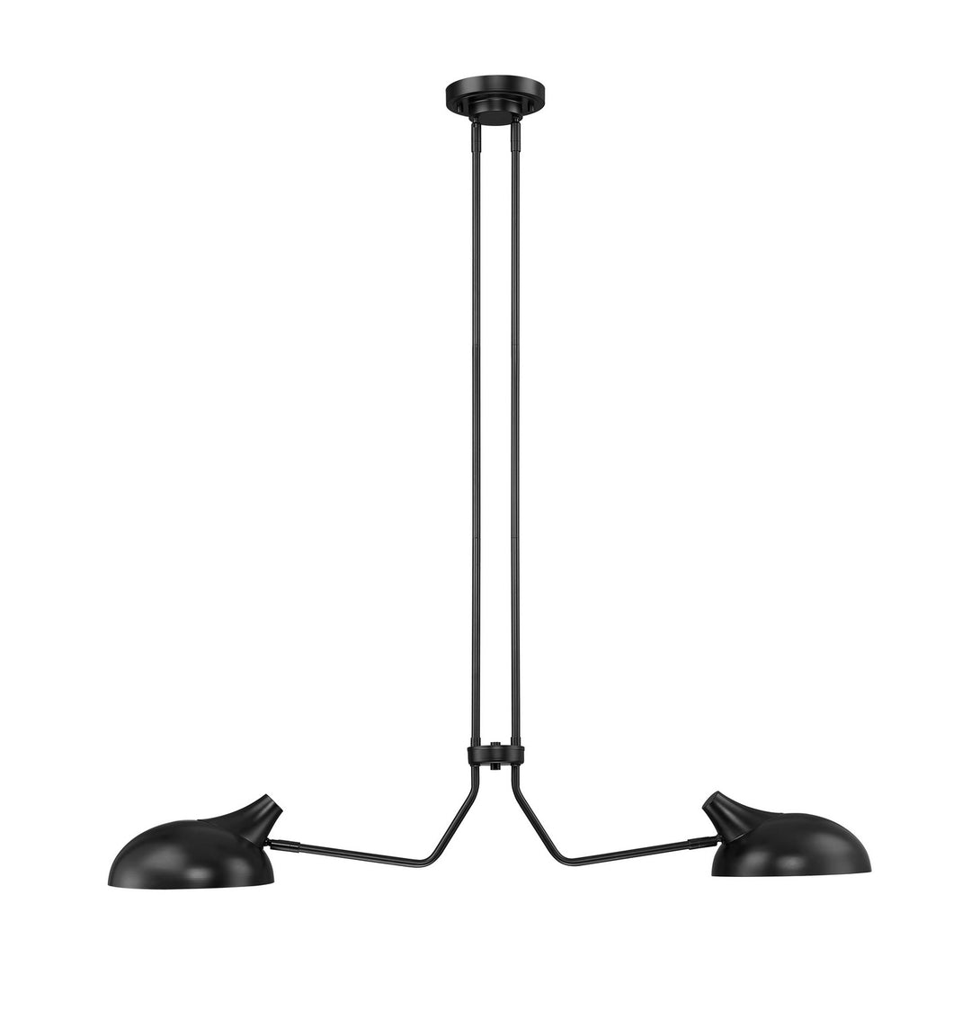 Z-Lite Canada - 1942-2L-MB - Two Light Linear Chandelier - Bellamy - Matte Black