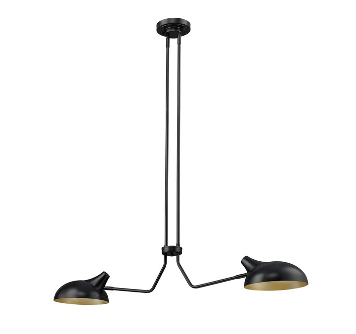 Z-Lite Canada - 1942-2L-MB - Two Light Linear Chandelier - Bellamy - Matte Black