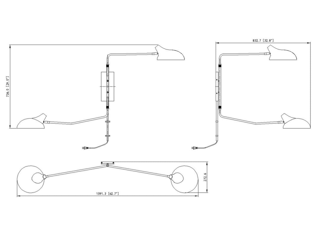 Z-Lite Canada - 1942-2S-MB - Two Light Wall Sconce - Bellamy - Matte Black