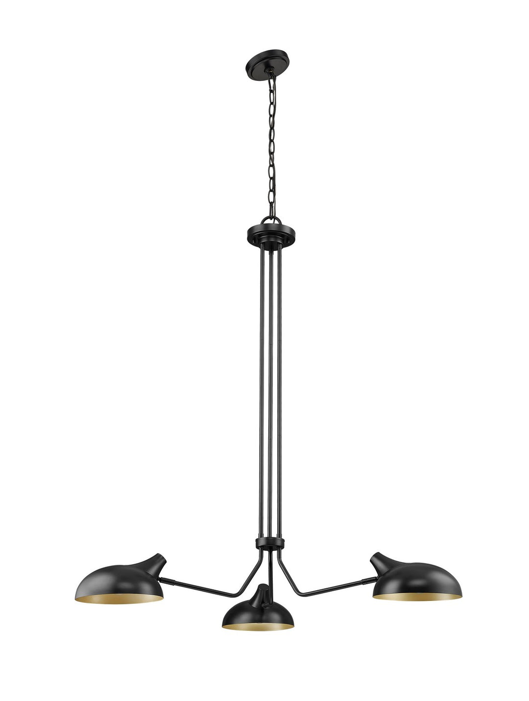 Z-Lite Canada - 1942-3MB - Three Light Chandelier - Bellamy - Matte Black