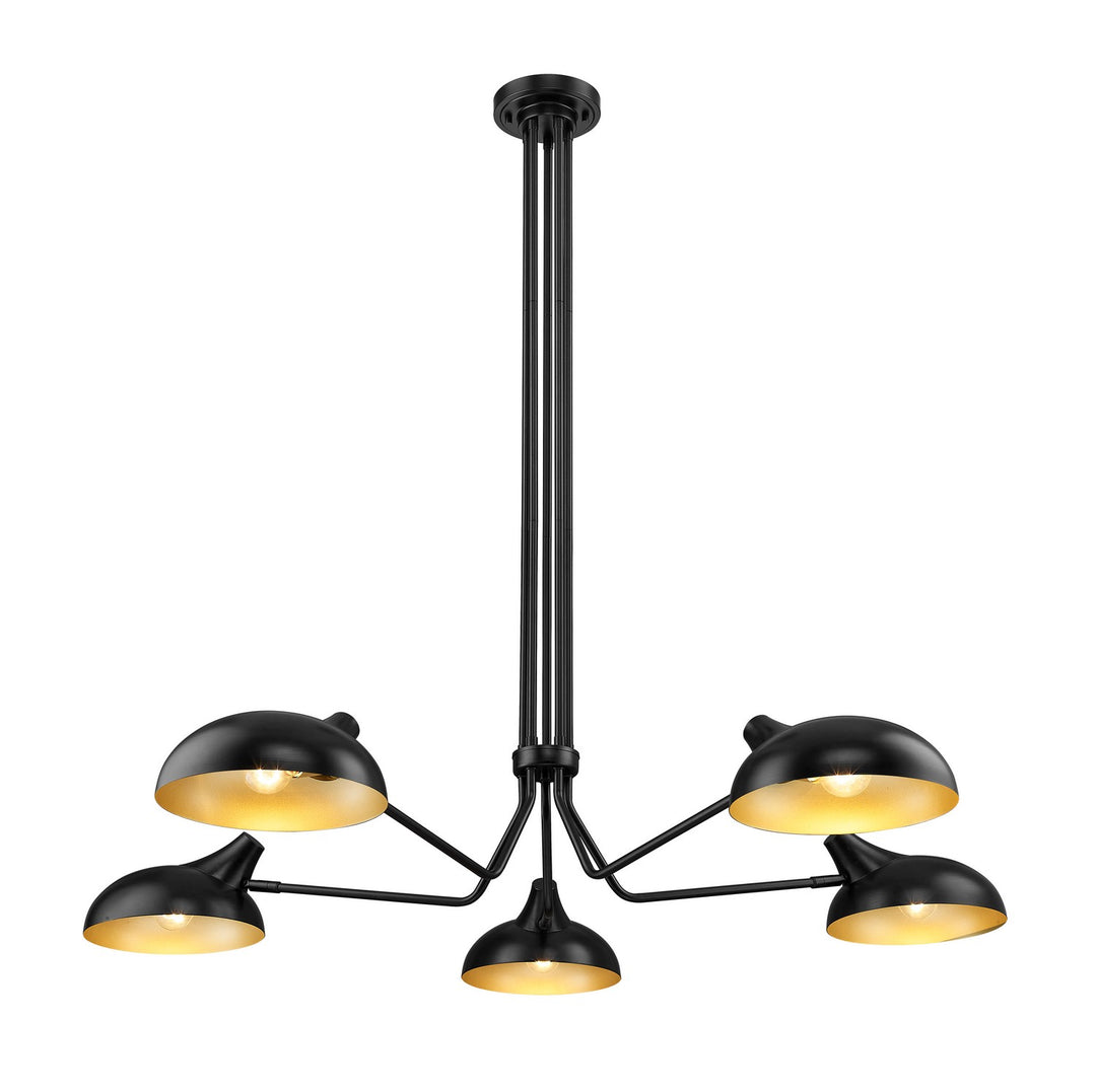 Z-Lite Canada - 1942-5MB - Five Light Chandelier - Bellamy - Matte Black