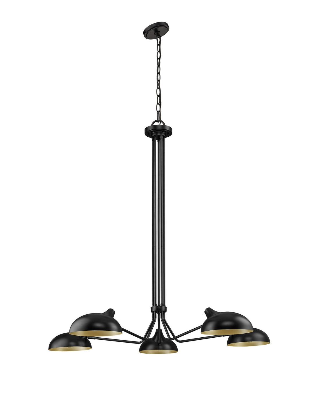 Z-Lite Canada - 1942-5MB - Five Light Chandelier - Bellamy - Matte Black