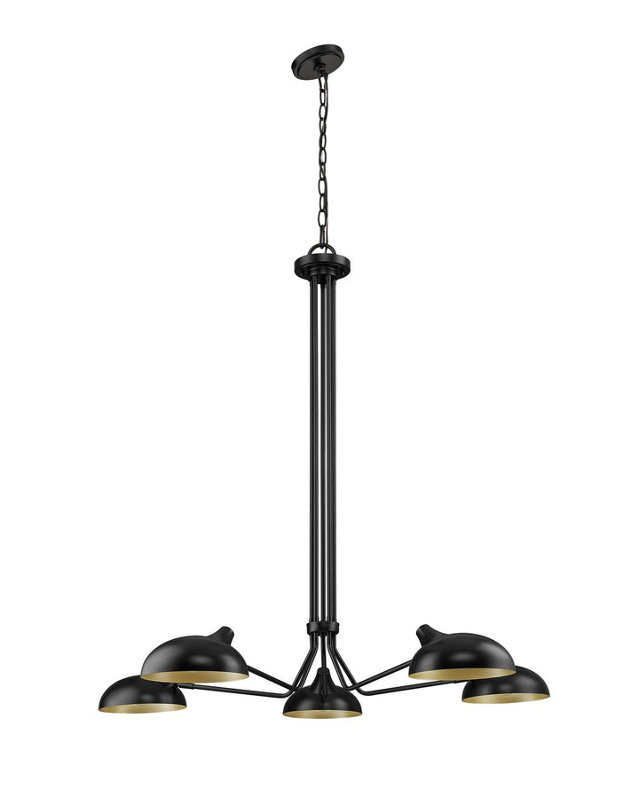 Z-Lite Canada - 1942-5MB - Five Light Chandelier - Bellamy - Matte Black