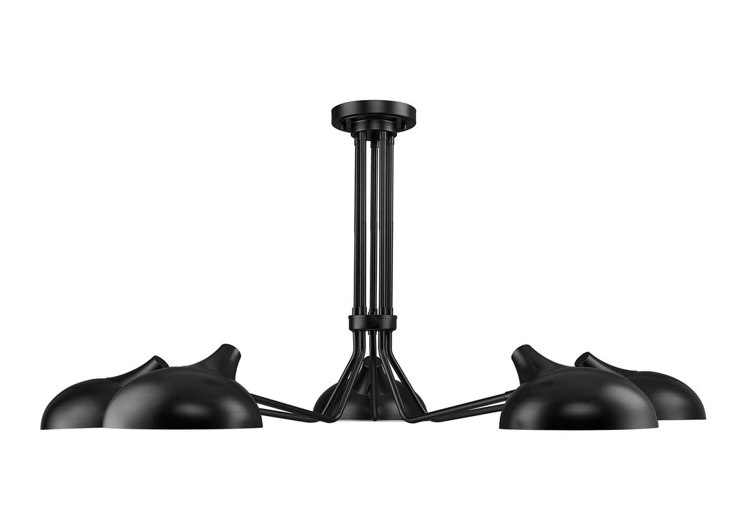 Z-Lite Canada - 1942-5SF-MB - Five Light Semi Flush Mount - Bellamy - Matte Black