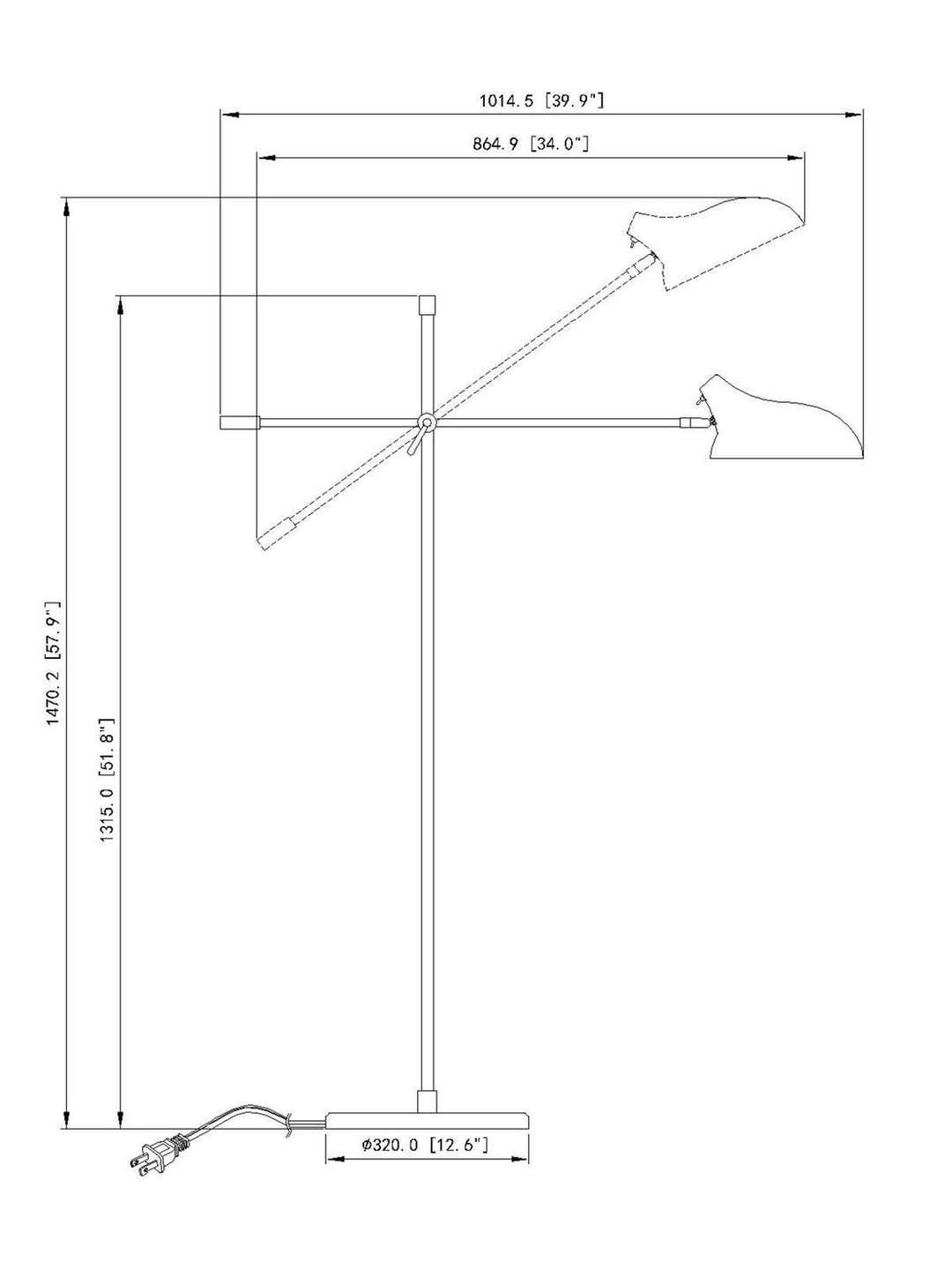 Z-Lite Canada - 1942FL-MB - One Light Floor Lamp - Bellamy - Matte Black