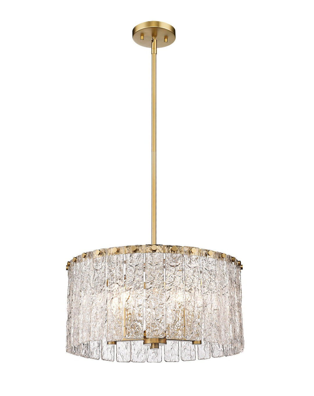 Z-Lite Canada - 1943P18-MGLD - Five Light Pendant - Glacier - Modern Gold