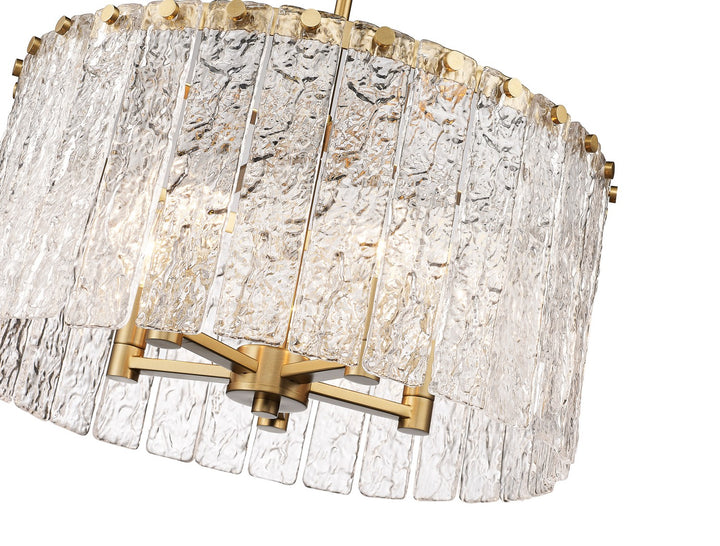 Z-Lite Canada - 1943P18-MGLD - Five Light Pendant - Glacier - Modern Gold