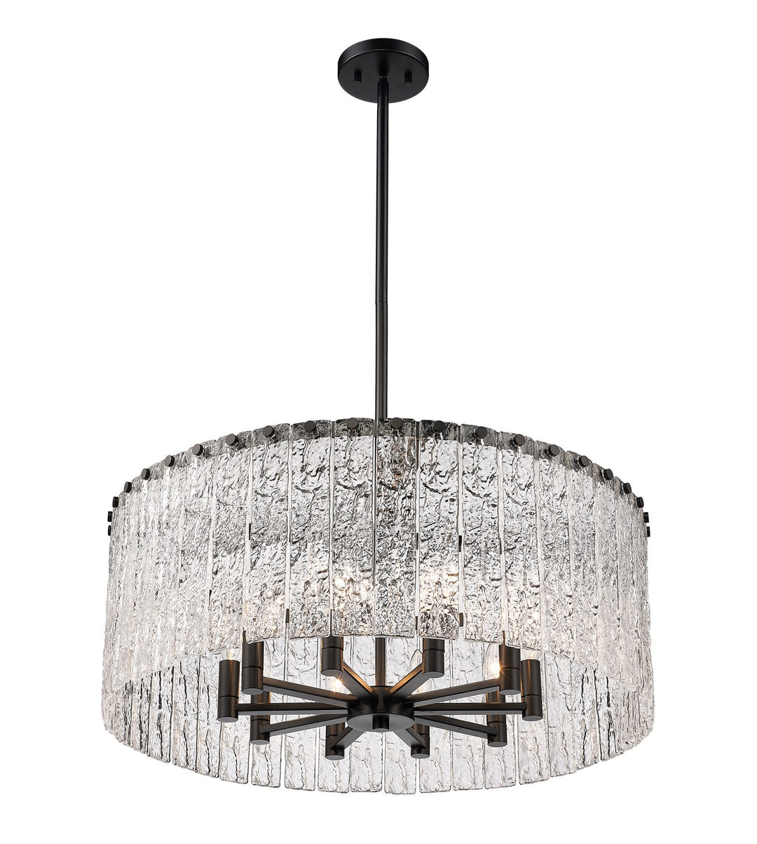 Z-Lite Canada - 1943P26-MB - Ten Light Chandelier - Glacier - Matte Black