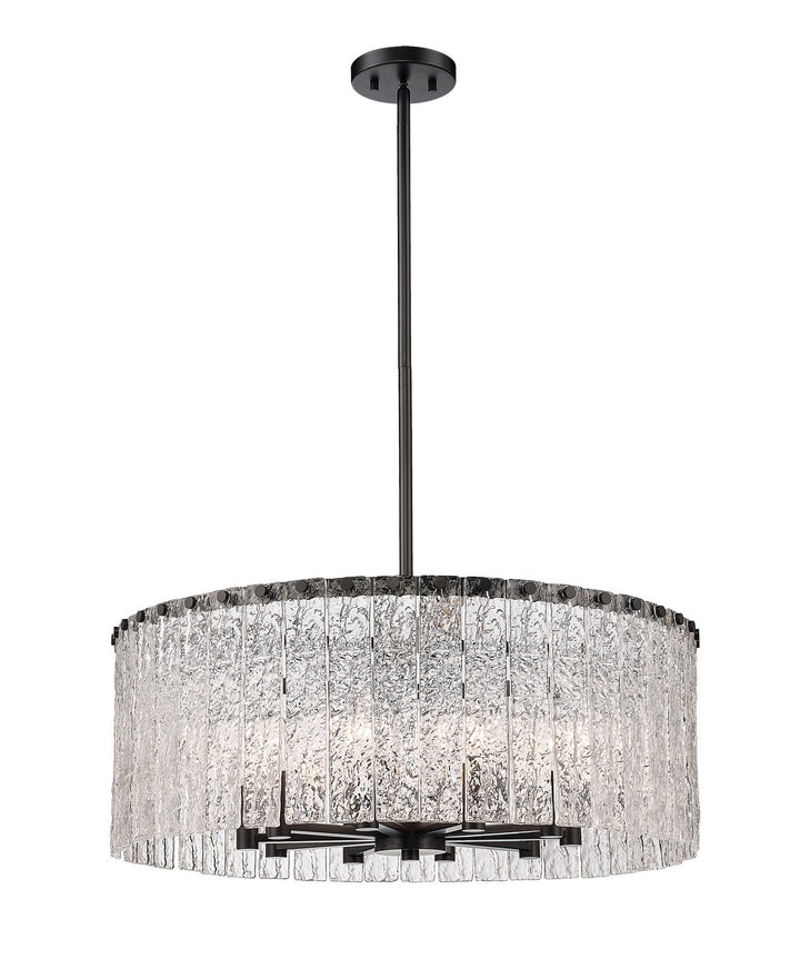 Z-Lite Canada - 1943P26-MB - Ten Light Chandelier - Glacier - Matte Black