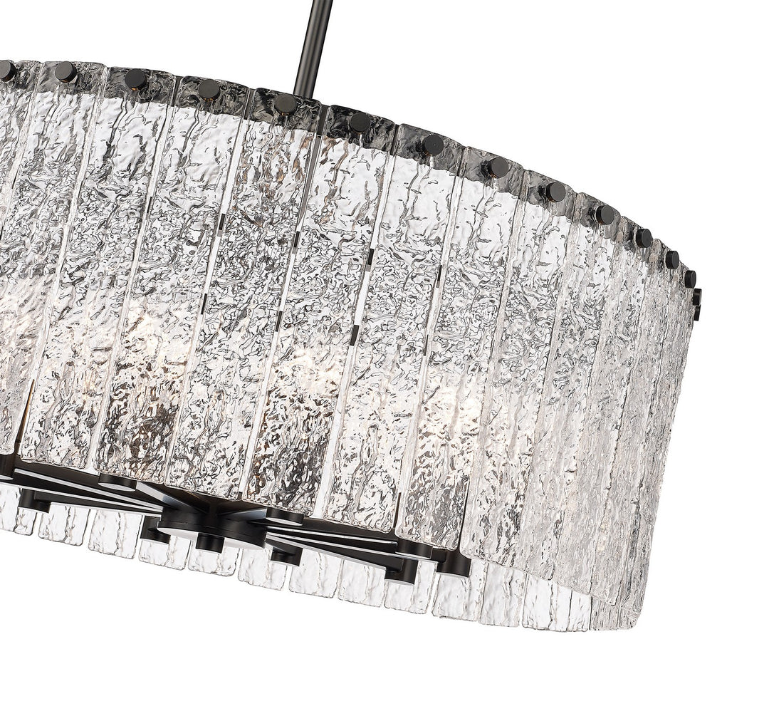 Z-Lite Canada - 1943P26-MB - Ten Light Chandelier - Glacier - Matte Black