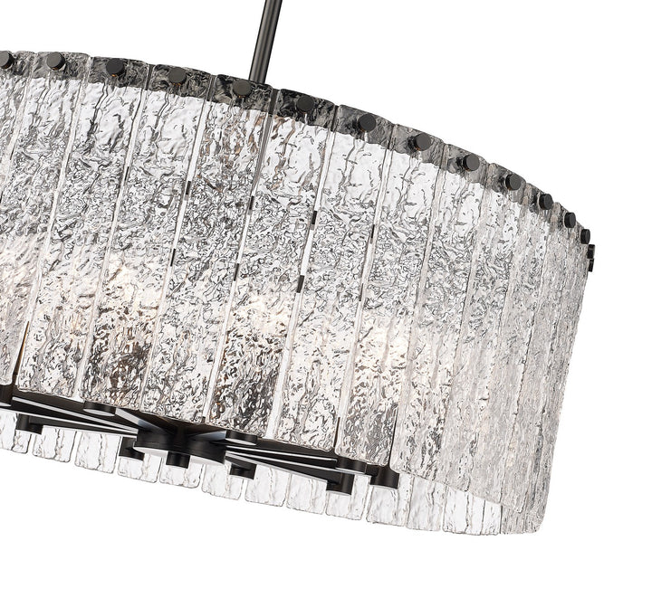Z-Lite Canada - 1943P26-MB - Ten Light Chandelier - Glacier - Matte Black