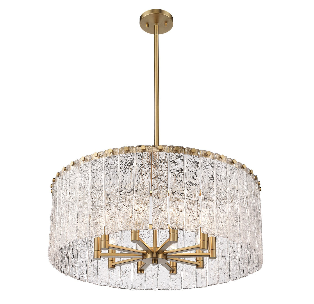 Z-Lite Canada - 1943P26-MGLD - Ten Light Chandelier - Glacier - Modern Gold