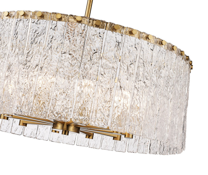 Z-Lite Canada - 1943P26-MGLD - Ten Light Chandelier - Glacier - Modern Gold
