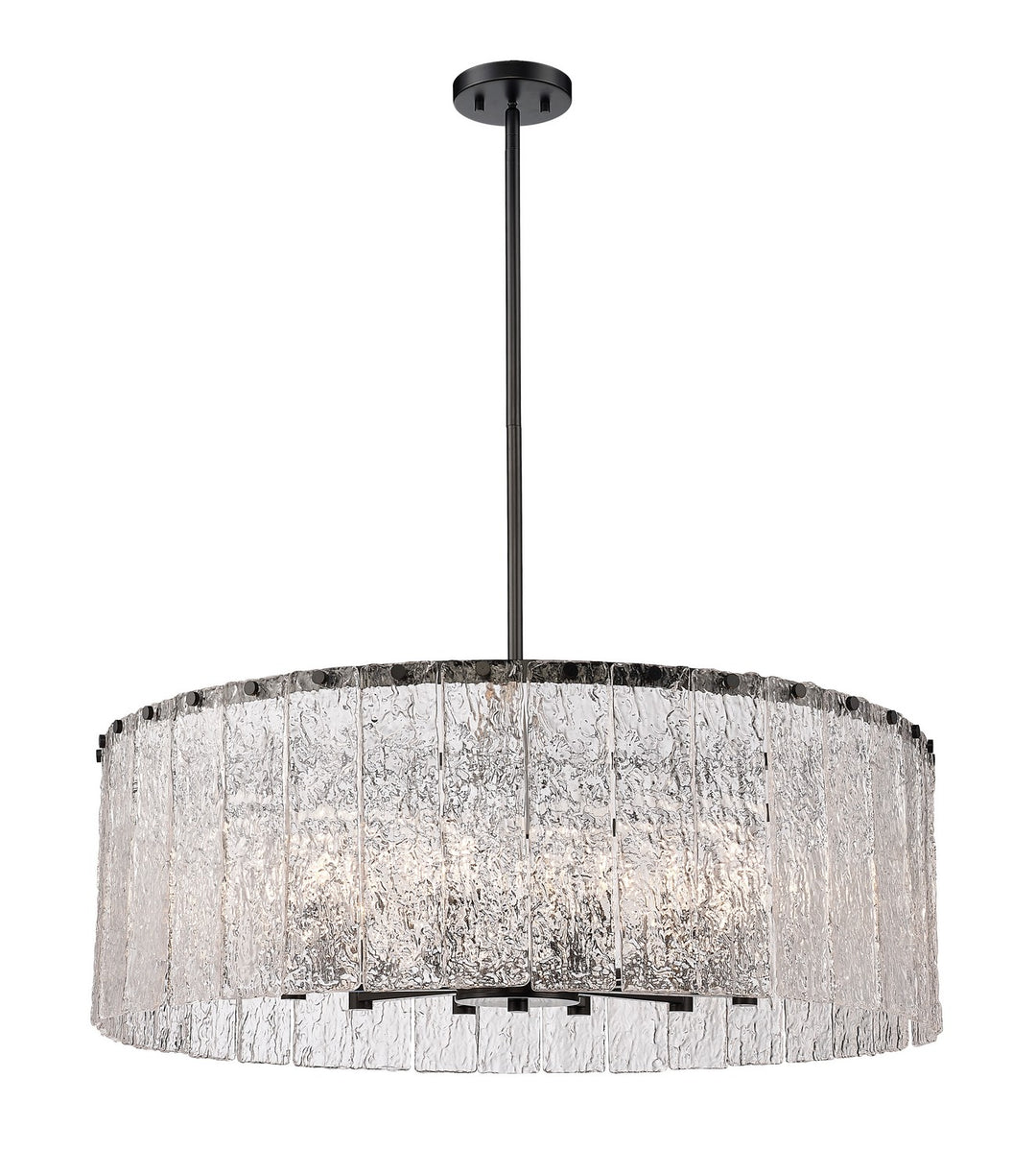 Z-Lite Canada - 1943P32-MB - 12 Light Chandelier - Glacier - Matte Black