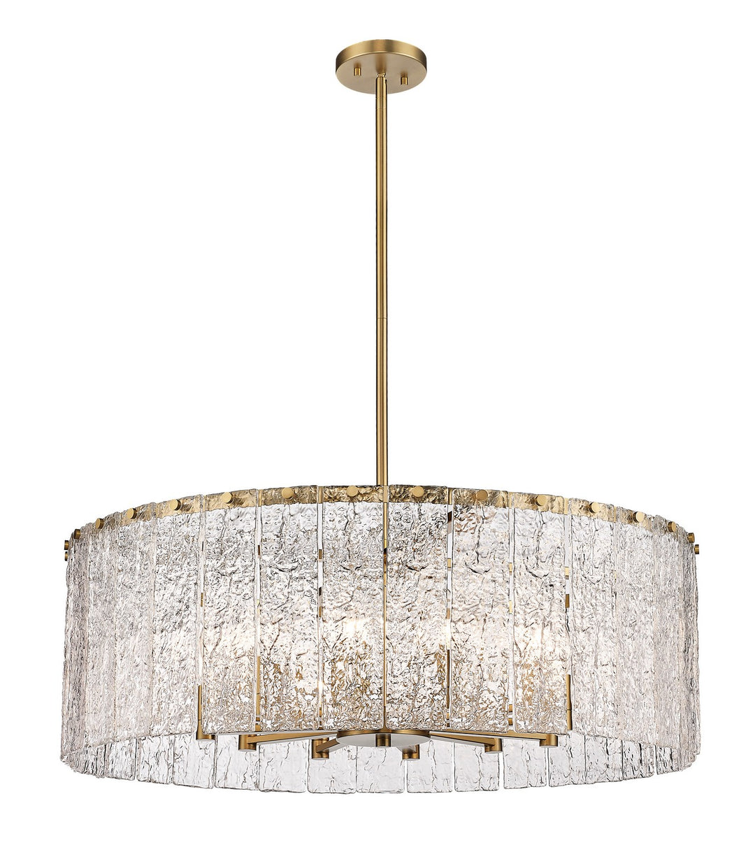 Z-Lite Canada - 1943P32-MGLD - 12 Light Chandelier - Glacier - Modern Gold