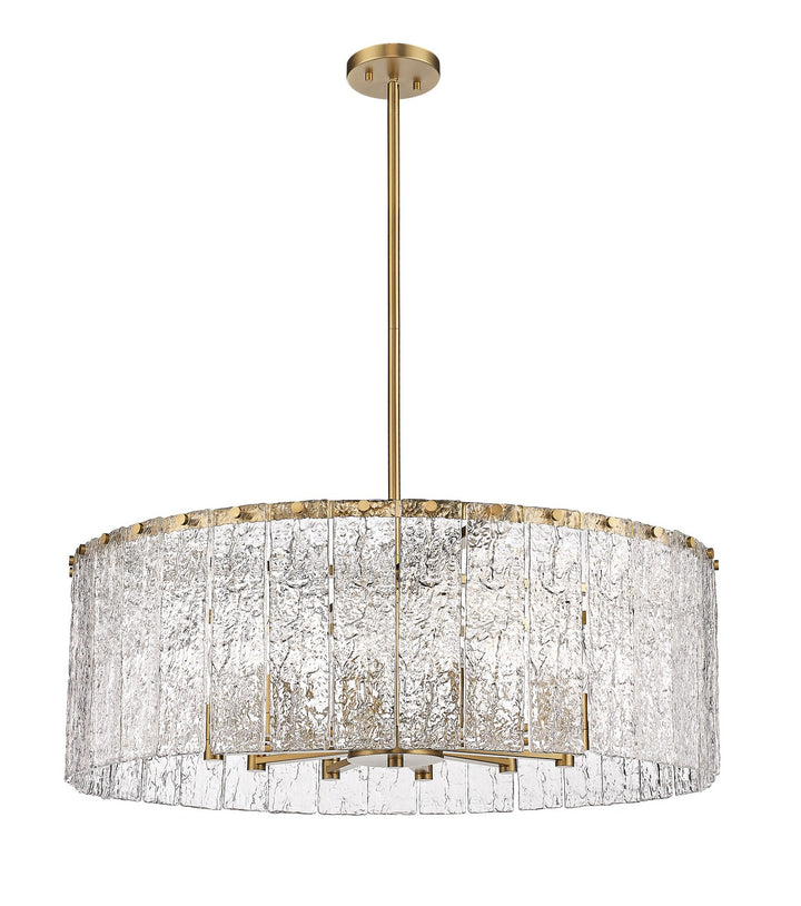 Z-Lite Canada - 1943P32-MGLD - 12 Light Chandelier - Glacier - Modern Gold