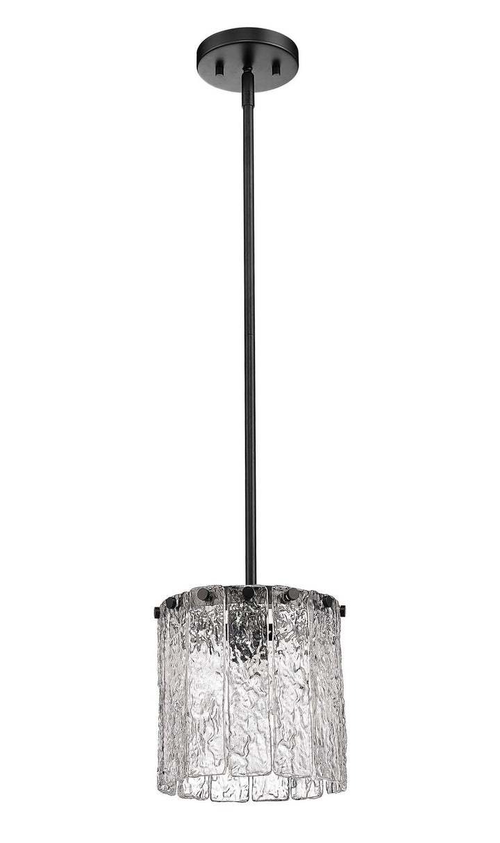 Z-Lite Canada - 1943P8-MB - One Light Pendant - Glacier - Matte Black