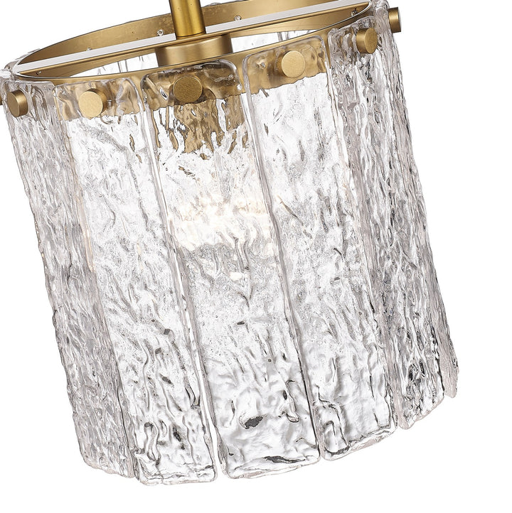 Z-Lite Canada - 1943P8-MGLD - One Light Pendant - Glacier - Modern Gold
