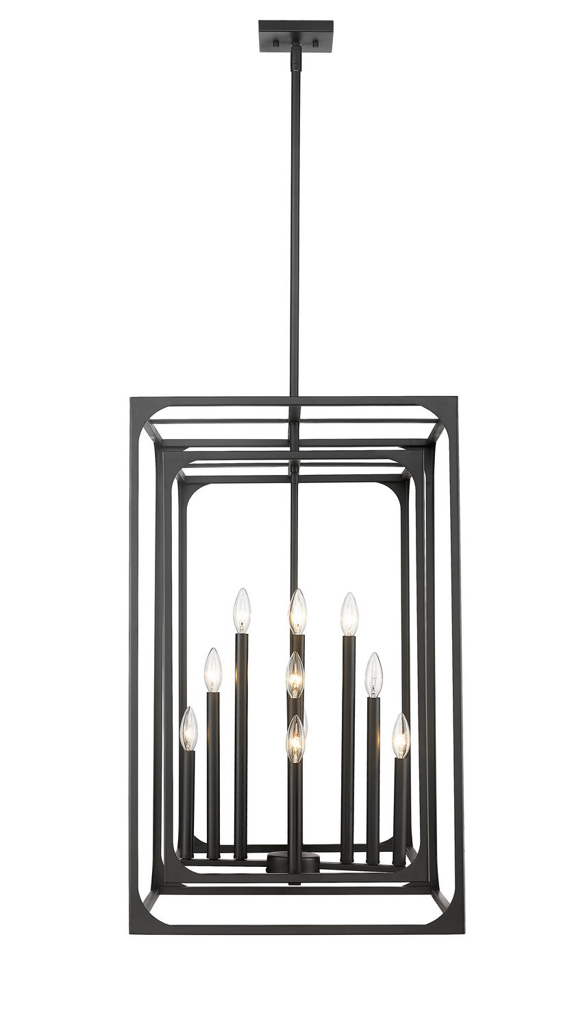 Z-Lite Canada - 3038-12MB - 12 Light Chandelier - Easton - Matte Black
