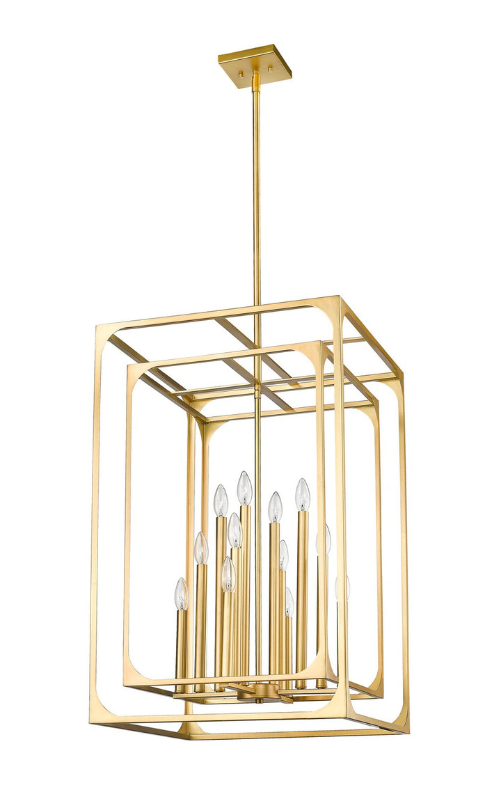 Z-Lite Canada - 3038-12RB - 12 Light Chandelier - Easton - Rubbed Brass