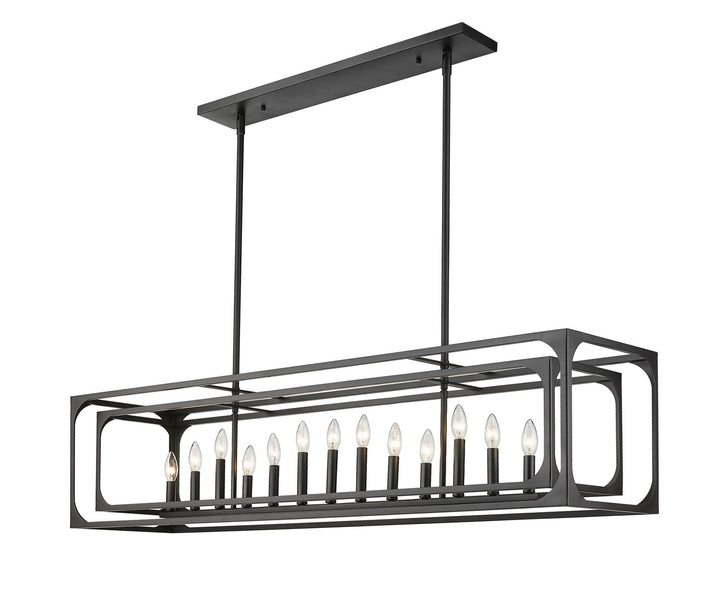 Z-Lite Canada - 3038-13L-MB - 13 Light Linear Chandelier - Easton - Matte Black