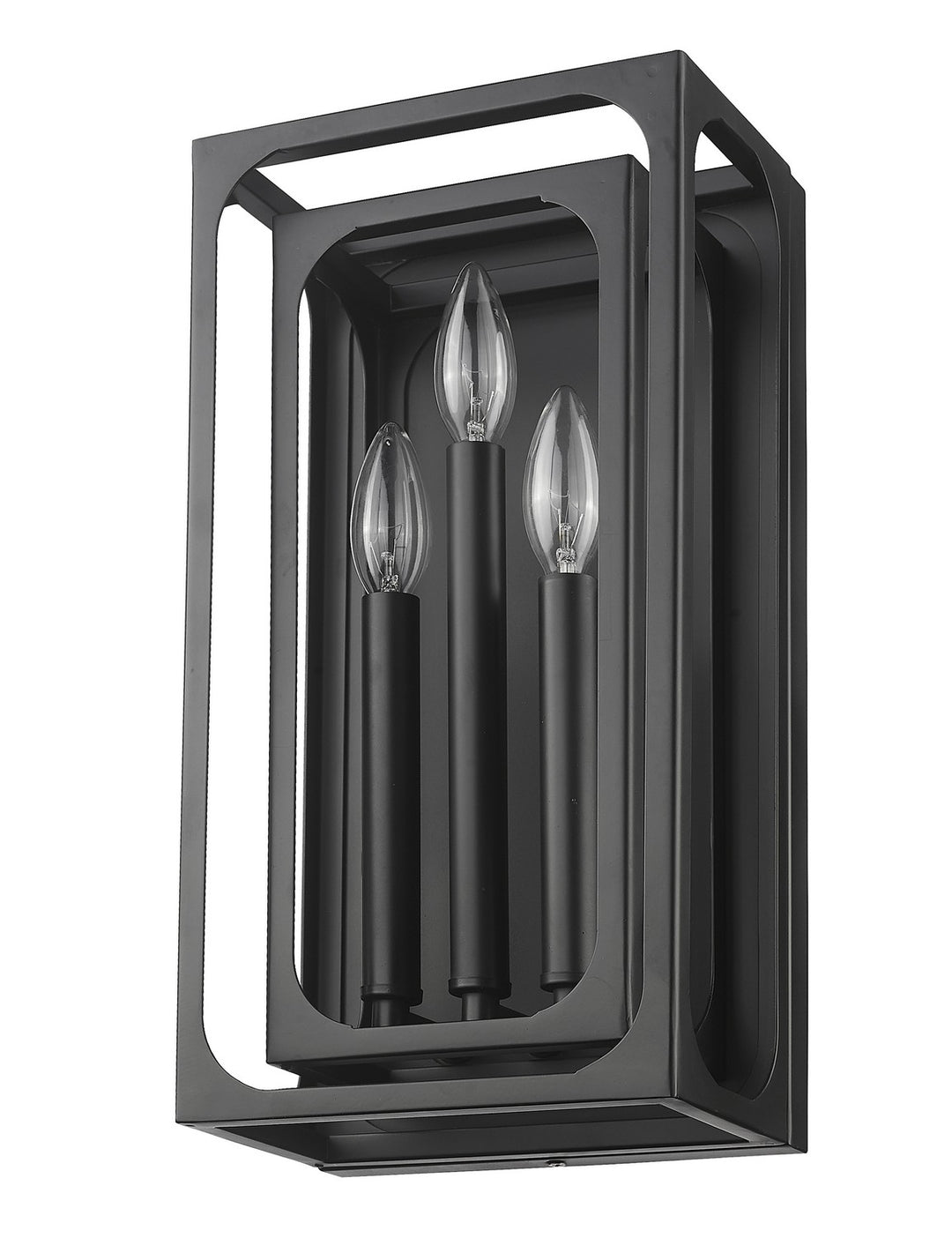 Z-Lite Canada - 3038-3S-MB - Three Light Wall Sconce - Easton - Matte Black