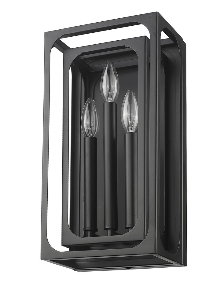Z-Lite Canada - 3038-3S-MB - Three Light Wall Sconce - Easton - Matte Black