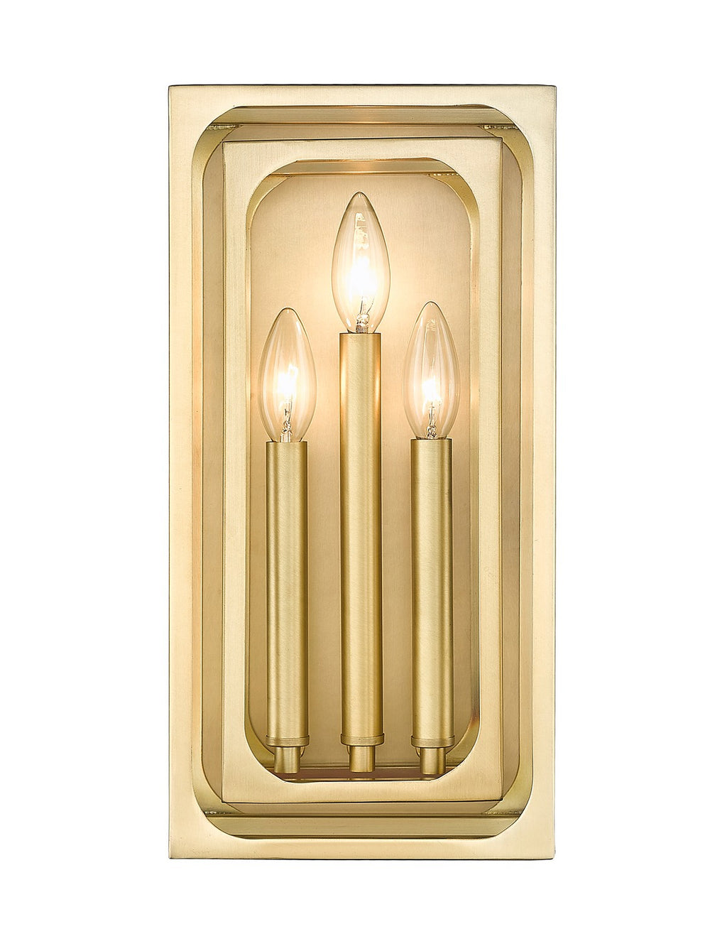 Z-Lite Canada - 3038-3S-RB - Three Light Wall Sconce - Easton - Rubbed Brass