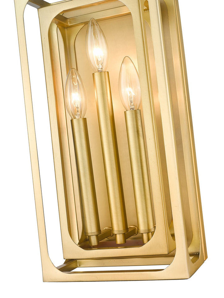 Z-Lite Canada - 3038-3S-RB - Three Light Wall Sconce - Easton - Rubbed Brass