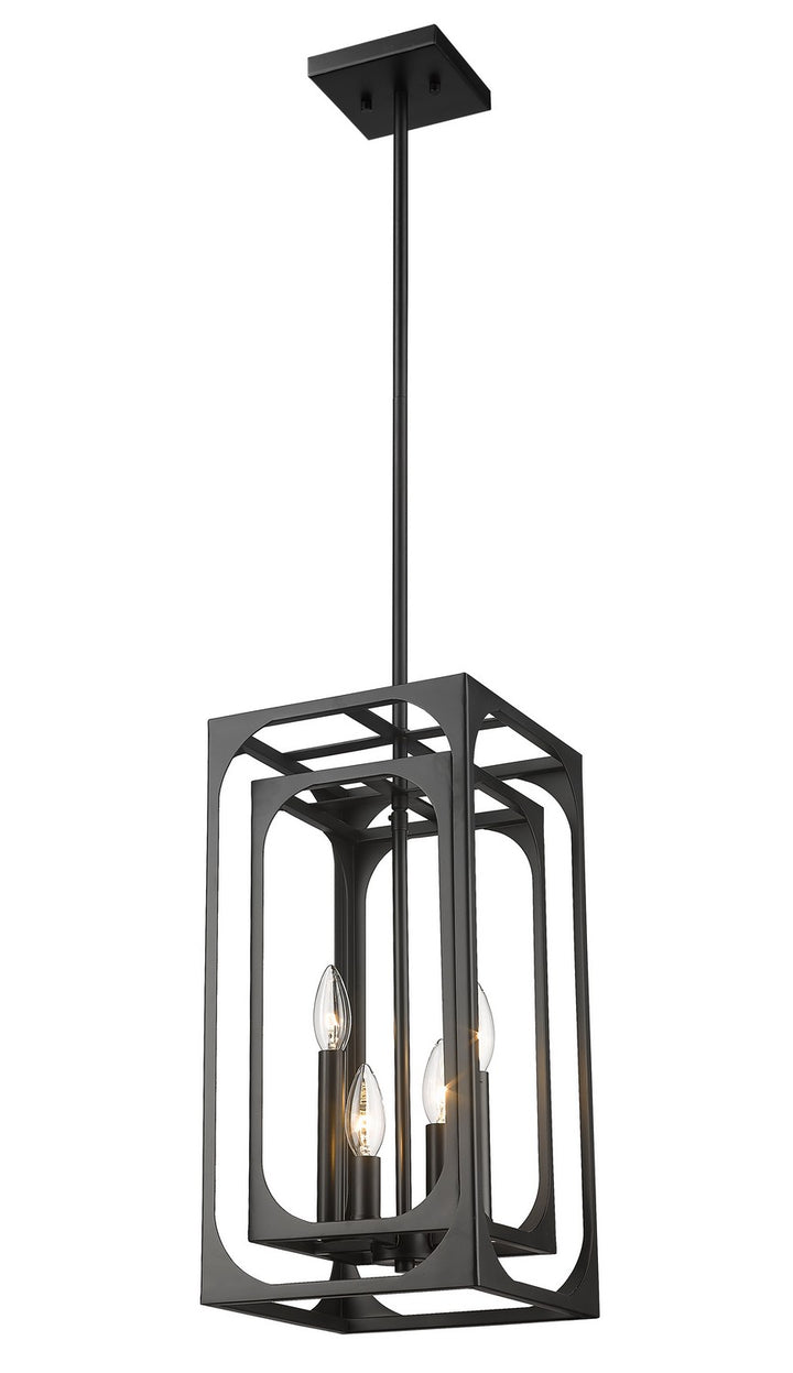 Z-Lite Canada - 3038-4MB - Four Light Chandelier - Easton - Matte Black