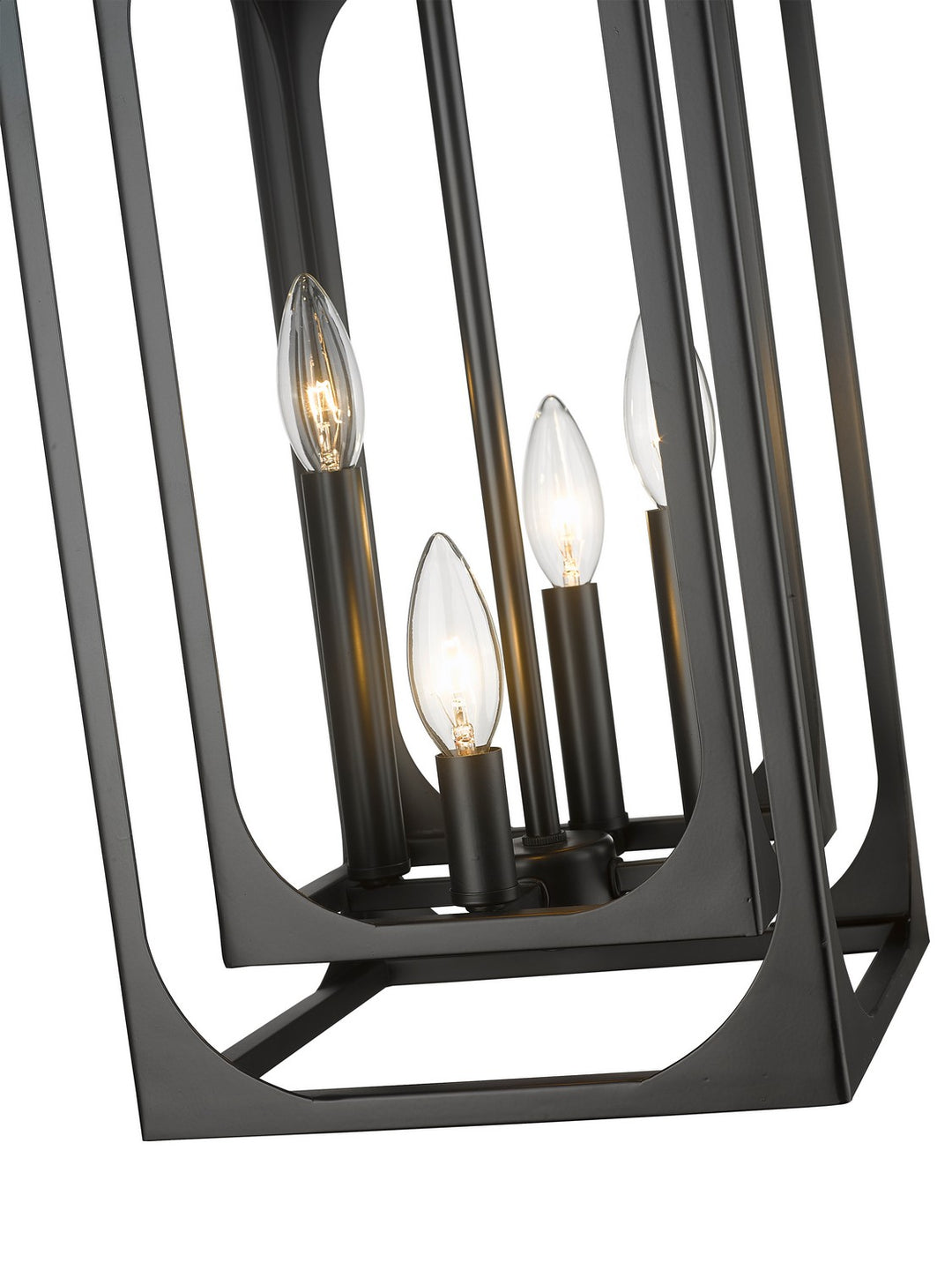 Z-Lite Canada - 3038-4MB - Four Light Chandelier - Easton - Matte Black