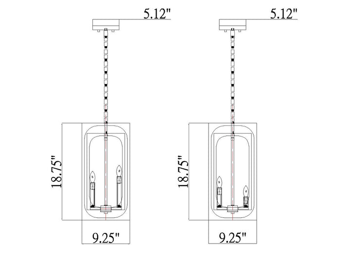 Z-Lite Canada - 3038-4MB - Four Light Chandelier - Easton - Matte Black