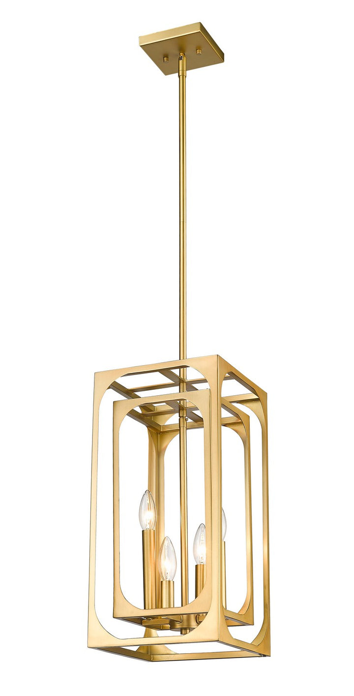 Z-Lite Canada - 3038-4RB - Four Light Chandelier - Easton - Rubbed Brass