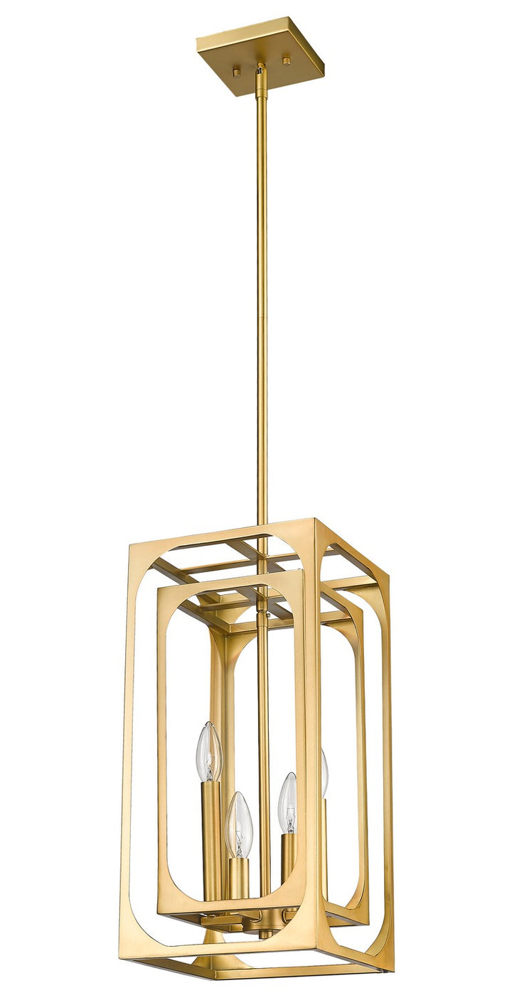 Z-Lite Canada - 3038-4RB - Four Light Chandelier - Easton - Rubbed Brass
