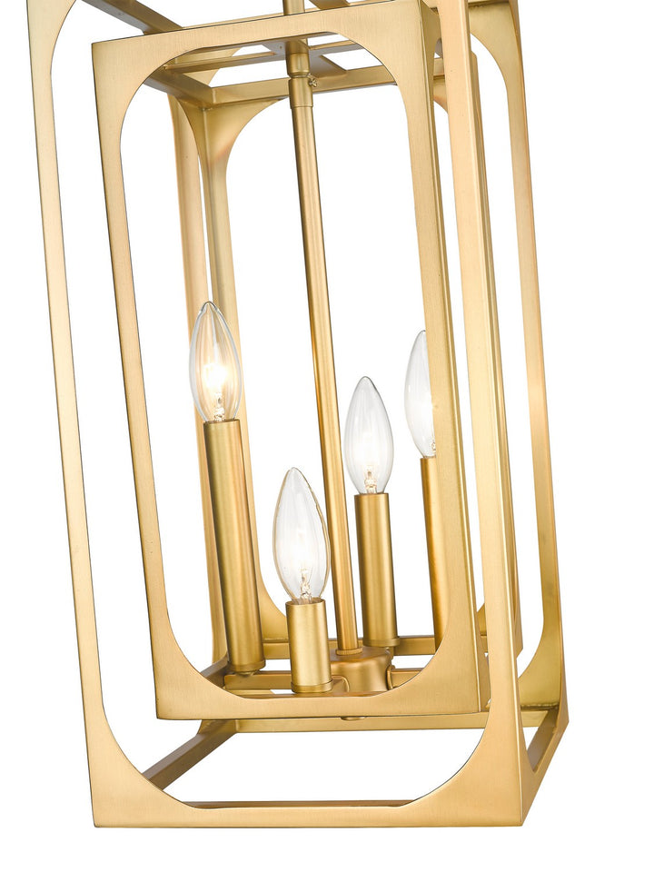 Z-Lite Canada - 3038-4RB - Four Light Chandelier - Easton - Rubbed Brass