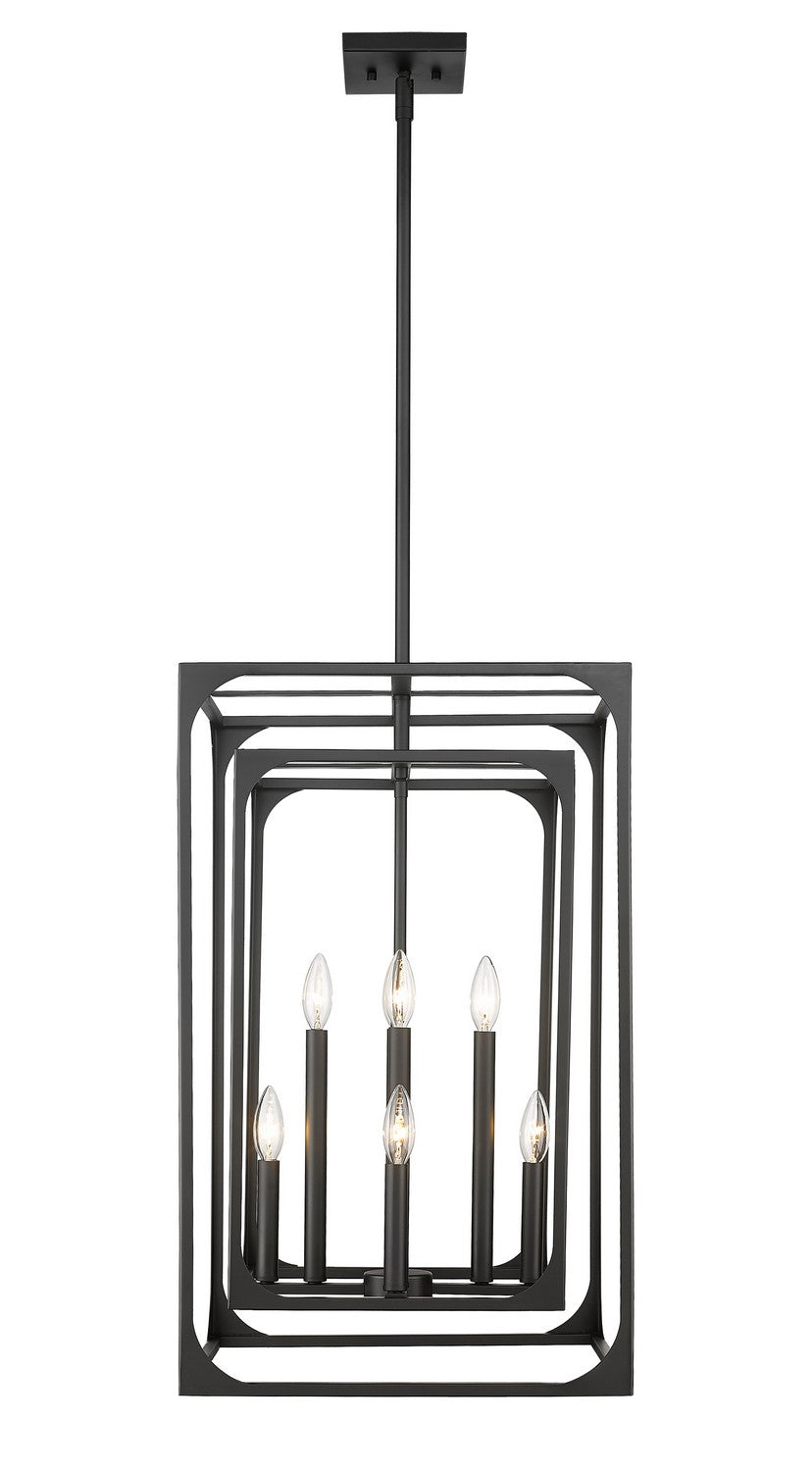 Z-Lite Canada - 3038-8MB - Eight Light Chandelier - Easton - Matte Black